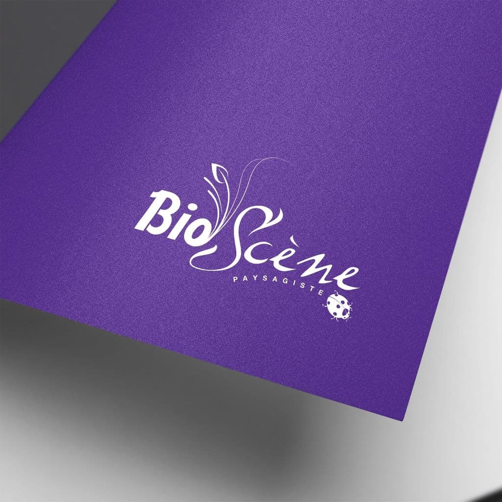 Logo réalisé pour BioScène Paysagiste