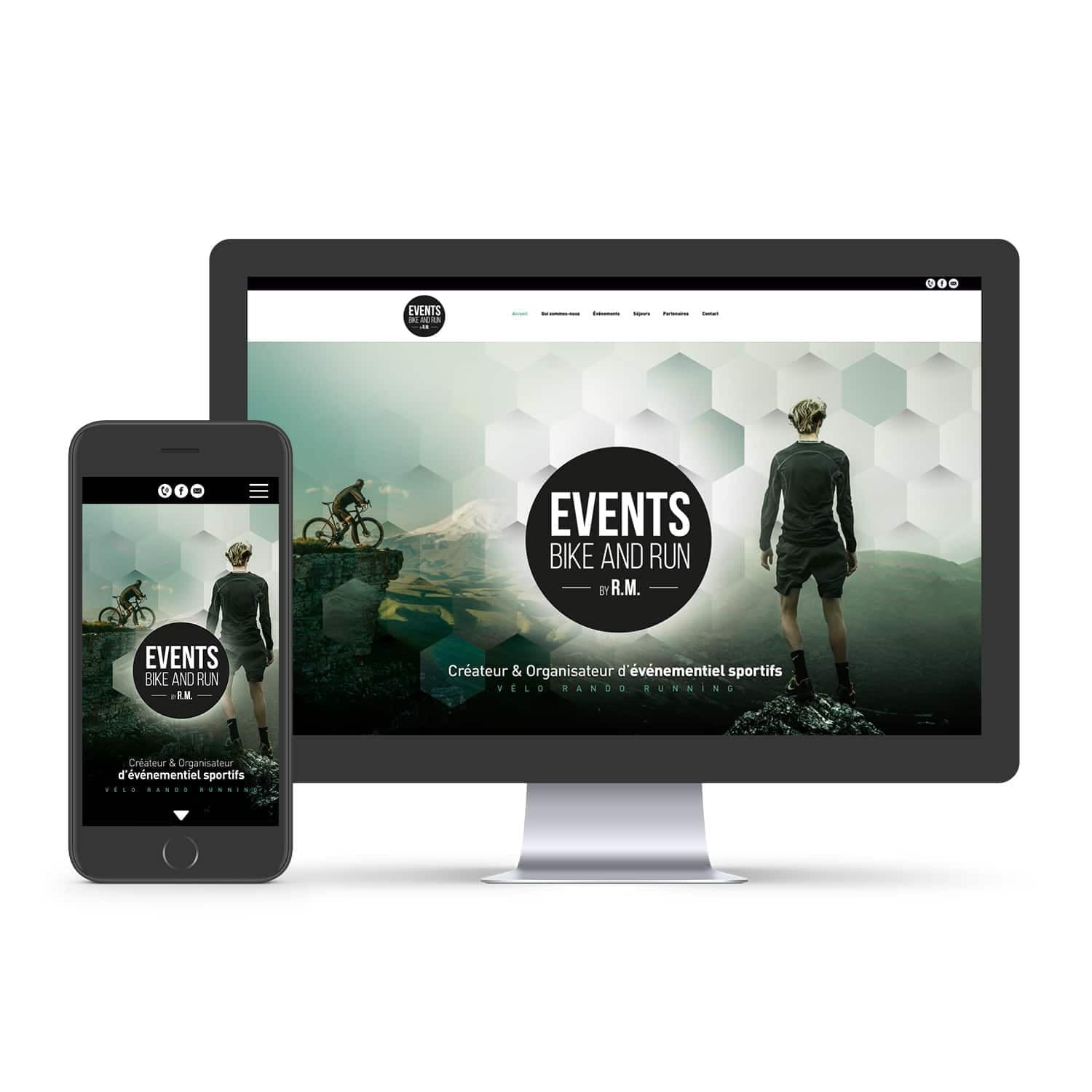 Web réalisé pour Events Bike and Run