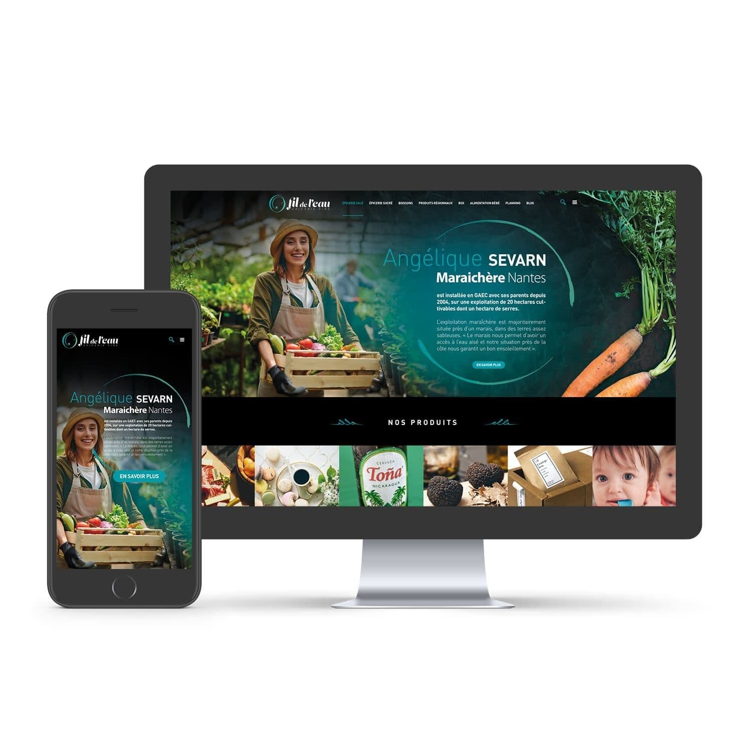 Web réalisé pour Ô fil de l’eau
